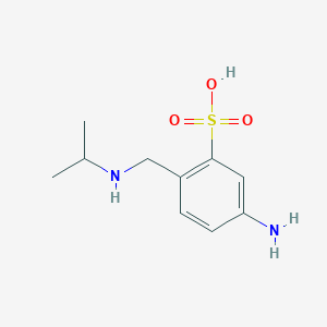 5-Amino-2-[(propan-2-ylamino)methyl]benzenesulfonic acid
