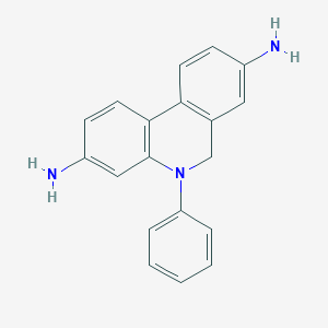 molecular formula C19H17N3 B8043805 5-phenyl-6H-phenanthridine-3,8-diamine 