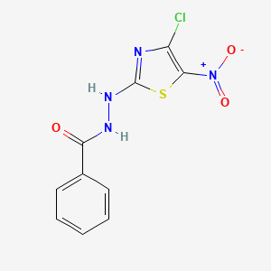 N'-(4-chloro-5-nitro-1,3-thiazol-2-yl)benzohydrazide