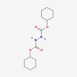 molecular formula C14H24N2O4 B8043828 Dicyclohexyl hydrazine-1,2-dicarboxylate 