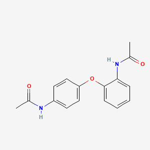 molecular formula C16H16N2O3 B8043858 N-[4-(2-acetamidophenoxy)phenyl]acetamide 