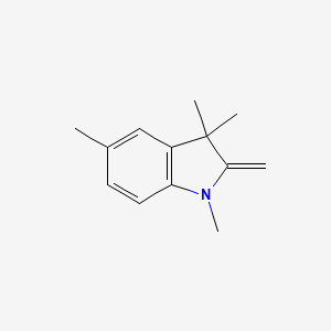 molecular formula C13H17N B8043872 1,3,3,5-Tetramethyl-2-methylene-indoline 