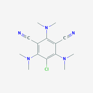 5-Chloro-2,4,6-tris(dimethylamino)benzene-1,3-dicarbonitrile