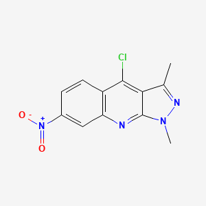 4-Chloro-1,3-dimethyl-7-nitropyrazolo[3,4-b]quinoline