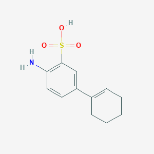 2-Amino-5-(cyclohexen-1-yl)benzenesulfonic acid