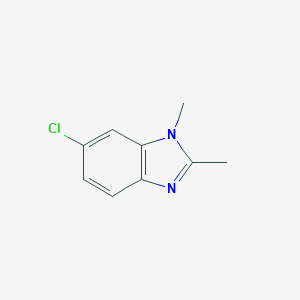 molecular formula C9H9ClN2 B080443 6-chloro-1,2-dimethyl-1H-benzo[d]imidazole CAS No. 14537-47-4
