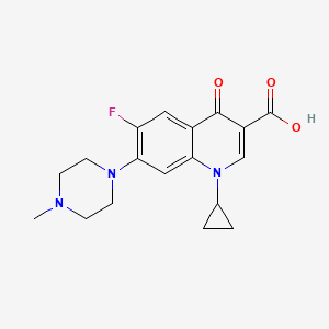 molecular formula C18H20FN3O3 B8044677 N-Methylciprofloxacin CAS No. 86483-46-7