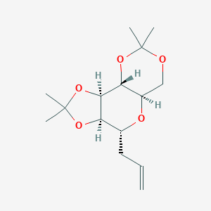 molecular formula C15H24O5 B8044733 (1R,2R,6R,7R,9R)-4,4,12,12-tetramethyl-7-prop-2-enyl-3,5,8,11,13-pentaoxatricyclo[7.4.0.02,6]tridecane 