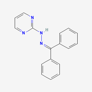 molecular formula C17H14N4 B8044820 N-(benzhydrylideneamino)pyrimidin-2-amine 