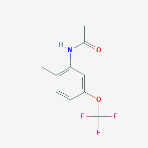 molecular formula C10H10F3NO2 B8045372 N-(2-Methyl-5-(trifluoromethoxy)phenyl)acetamide 