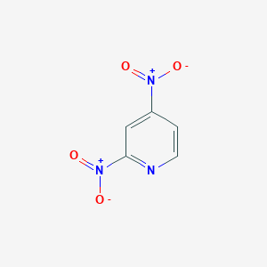 molecular formula C5H3N3O4 B080455 2,4-Dinitropyridine CAS No. 14916-61-1