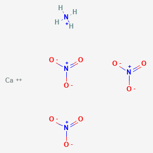 molecular formula CaH4N4O9 B080456 Ammonium calcium trinitrate CAS No. 13780-11-5