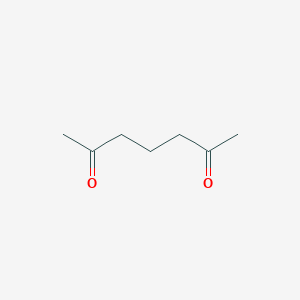 molecular formula C7H12O2 B080457 2,6-庚二酮 CAS No. 13505-34-5