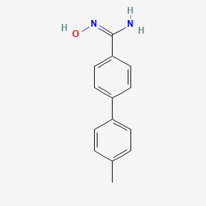 molecular formula C14H14N2O B8045834 N'-hydroxy-4-(4-methylphenyl)benzenecarboximidamide 