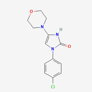molecular formula C13H14ClN3O2 B8045978 Imepitoin (awd 131-138) 