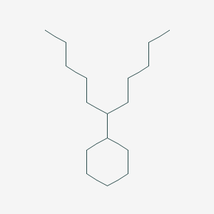 molecular formula C17H34 B080464 (1-Pentylhexyl)cyclohexane CAS No. 13151-81-0