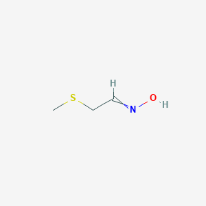 molecular formula C3H7NOS B080465 (Methylthio)acetaldehyde oxime CAS No. 10533-67-2