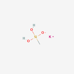 molecular formula CH5KO3Si B8046896 potassium;dihydroxy-methyl-oxidosilane 