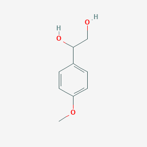 molecular formula C9H12O3 B080471 1,2-ETHANEDIOL, (P-METHOXYPHENYL)- CAS No. 13603-63-9