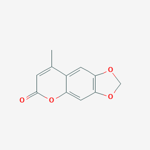 molecular formula C11H8O4 B080472 4-甲基-6,7-亚甲二氧基香豆素 CAS No. 15071-04-2