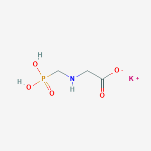 molecular formula C3H7KNO5P B8047990 potassium;2-(phosphonomethylamino)acetate 