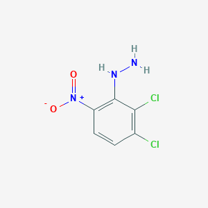 molecular formula C6H5Cl2N3O2 B8048015 (2,3-Dichloro-6-nitrophenyl)hydrazine 