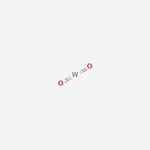 molecular formula WO2<br>O2W B080485 Tungsten(IV) oxide CAS No. 12036-22-5