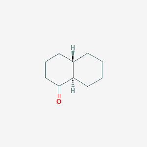 molecular formula C10H16O B8048791 trans-1-Decalone 