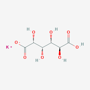 molecular formula C6H9KO8 B8048894 potassium;(2R,3S,4S,5S)-2,3,4,5,6-pentahydroxy-6-oxohexanoate 