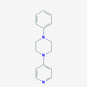 molecular formula C15H17N3 B080489 1-Phenyl-4-(4-pyridinyl)piperazine CAS No. 14549-61-2