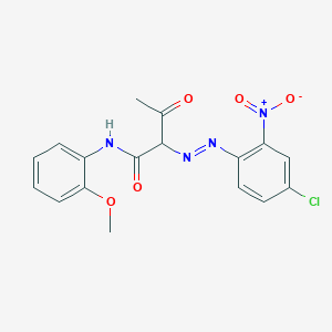 molecular formula C17H15ClN4O5 B080490 Pigment yellow 73 CAS No. 13515-40-7