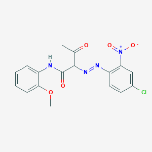 molecular formula C17H15ClN4O5 B080490 C.I. Pigment Yellow 73 CAS No. 13515-40-7