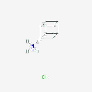 molecular formula C8H10ClN B8049021 Cuban-1-ylazanium;chloride 