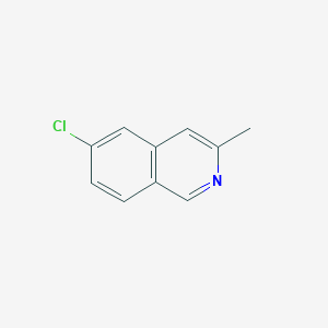 molecular formula C10H8ClN B080495 6-Chloro-3-methylisoquinoline CAS No. 14123-76-3