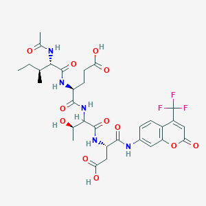 molecular formula C31H38F3N5O12 B8050345 Ac-IETD-AFC 