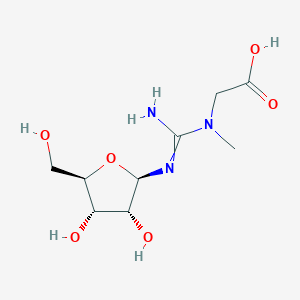 molecular formula C9H17N3O6 B8050385 Creatine riboside 