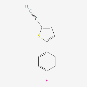 molecular formula C12H7FS B8050700 2-Ethynyl-5-(4-fluorophenyl)thiophene 