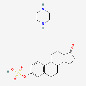 molecular formula C22H32N2O5S B8050877 Piperazine oestrone sulphate 