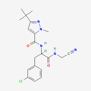 molecular formula C20H24ClN5O2 B8051001 Cathepsin inhibitor 1 
