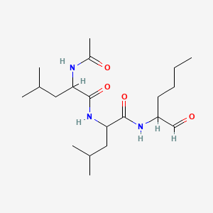 molecular formula C20H37N3O4 B8051035 N-Acetyl-leucyl-leucyl-norleucinal 