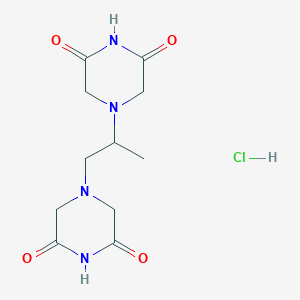 molecular formula C11H17ClN4O4 B8051056 Razoxane hydrochloride CAS No. 1383294-26-5