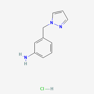 3-(1H-pyrazol-1-ylmethyl)aniline hydrochloride