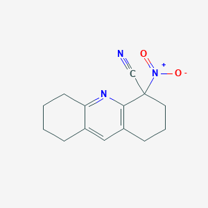 4-Nitro-1,2,3,4,5,6,7,8-octahydroacridine-4-carbonitrile
