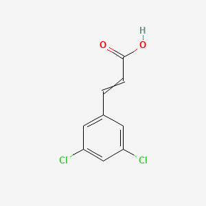 molecular formula C9H6Cl2O2 B8051792 3-(3,5-Dichlorophenyl)-acrylic acid 