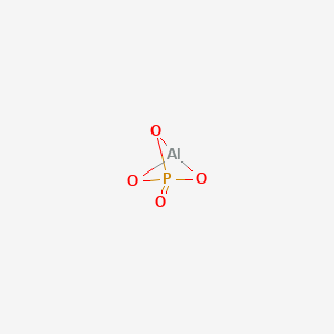 molecular formula AlPO4<br>AlO4P B080518 2,4,5-Trioxa-1lambda5-phospha-3-aluminabicyclo[1.1.1]pentane 1-oxide CAS No. 13765-93-0