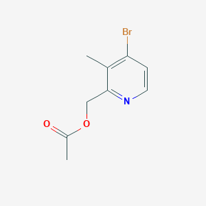 (4-Bromo-3-methylpyridin-2-YL)methyl acetate