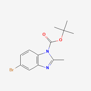 tert-butyl 5-bromo-2-methyl-1H-benzo[d]imidazole-1-carboxylate