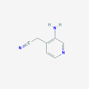 molecular formula C7H7N3 B8052862 2-(3-Aminopyridin-4-yl)acetonitrile 