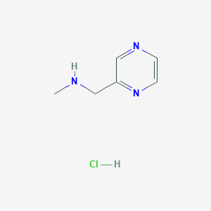 N-Methyl-1-(pyrazin-2-yl)methanamine hydrochloride