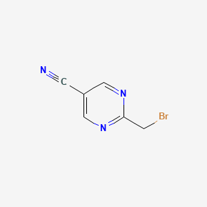 2-(Bromomethyl)pyrimidine-5-carbonitrile